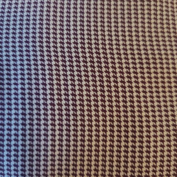 HUGO by Hugo Boss Dress Shirt 17.5 Regular Fit Two Ply Purple Houndstooth 44 EU - Picture 9 of 12